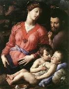 BRONZINO, Agnolo Holy Family  g oil painting